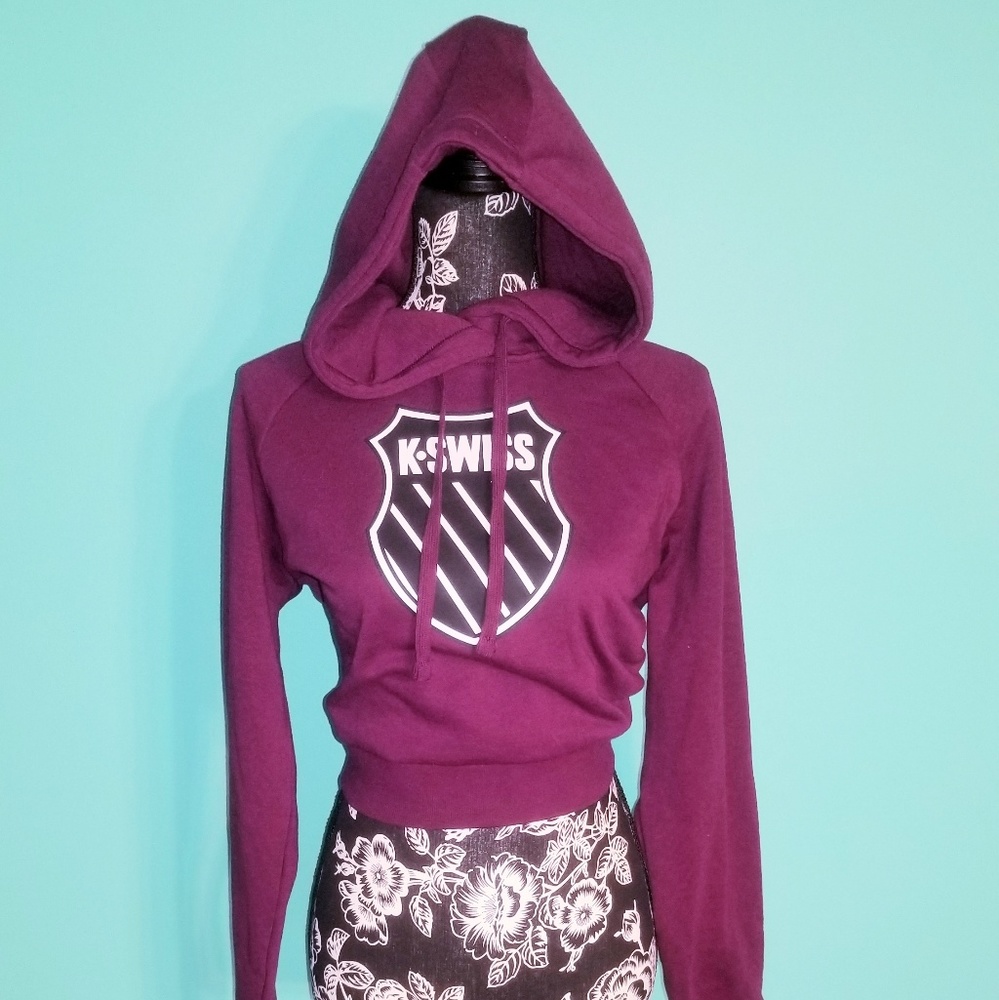 K•Swiss Grind Cropped Hoodie